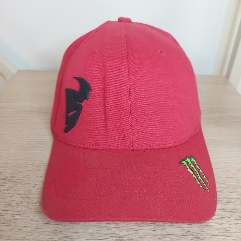 Thor Motocross Racing Red Team Flexfit Cap Fitted!